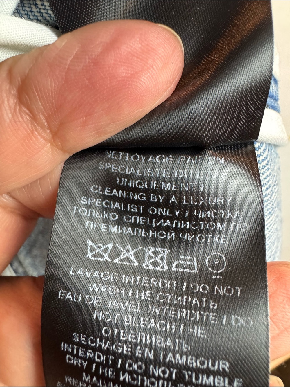 Balmain | Denim Short Sleeve Jacket, 4 NWT - Picture 10 of 11
